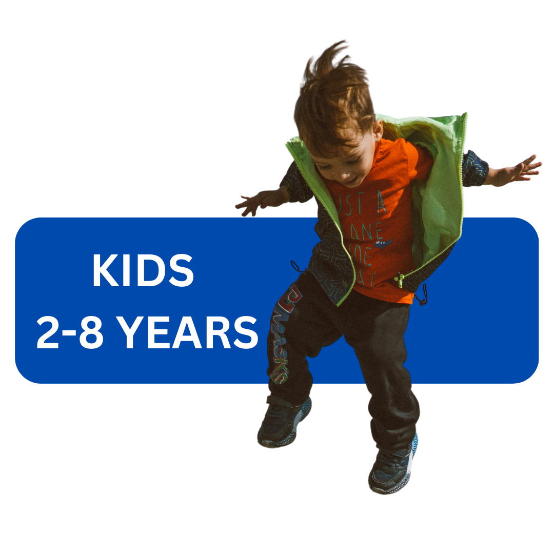 KIDS 2-8 YEARS