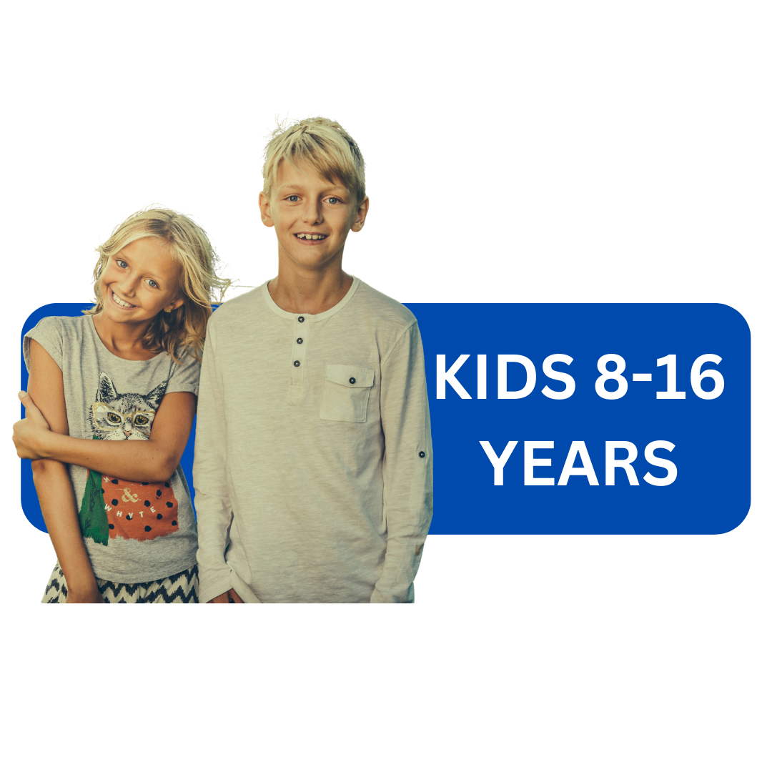 KIDS 8-16 YEARS